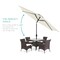 Best Choice Products 10ft Outdoor Steel Market Patio Umbrella w/ Crank, Tilt Push Button, 6 Ribs